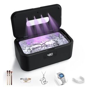 Ultrasonic Jewelry Cleaner,50Khz Professional Jewelry Cleaner Ultrasonic Mach...
